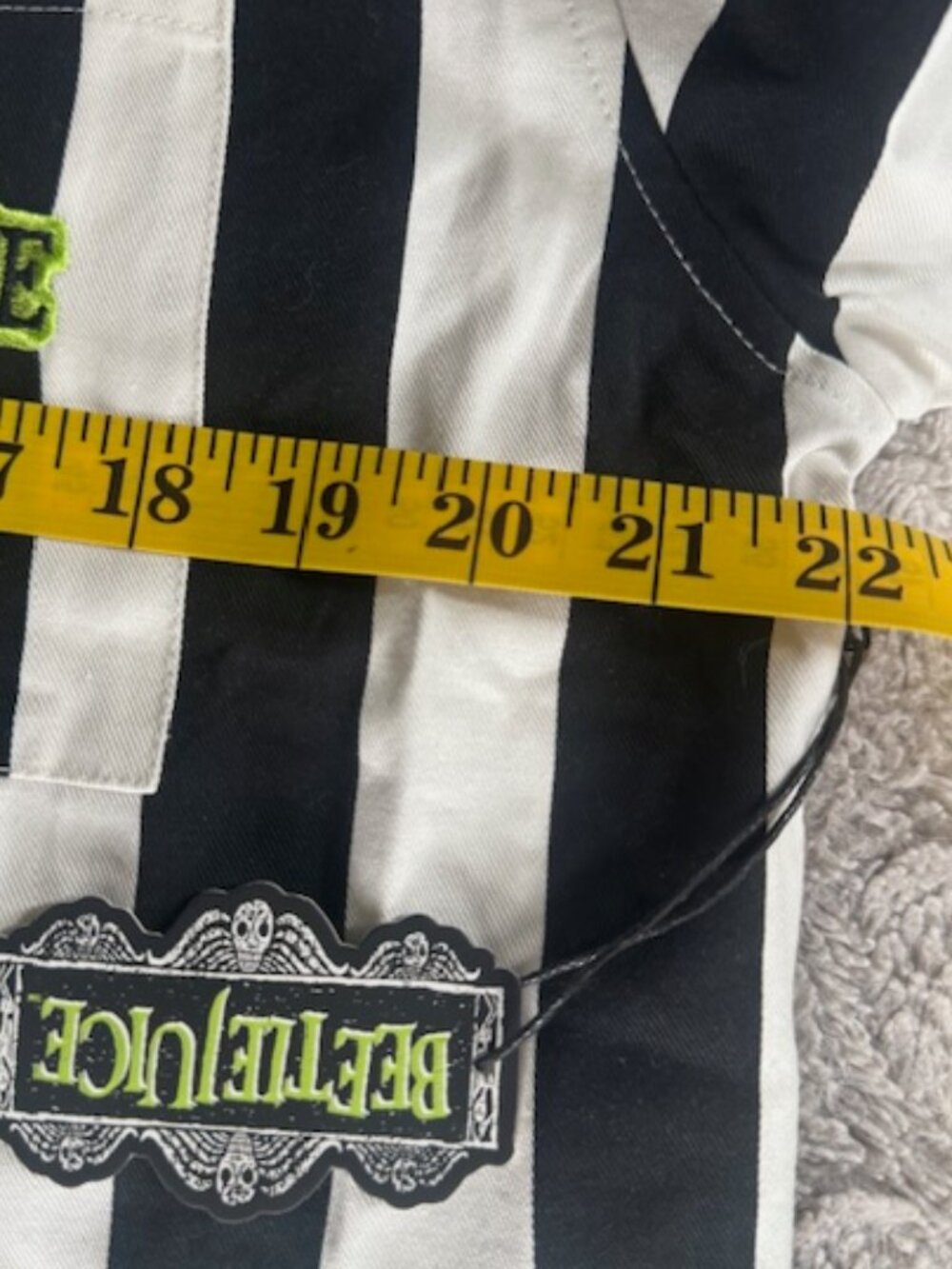 Beetlejuice x Forever21 Men Stripe Shirt - Picture 7 of 12